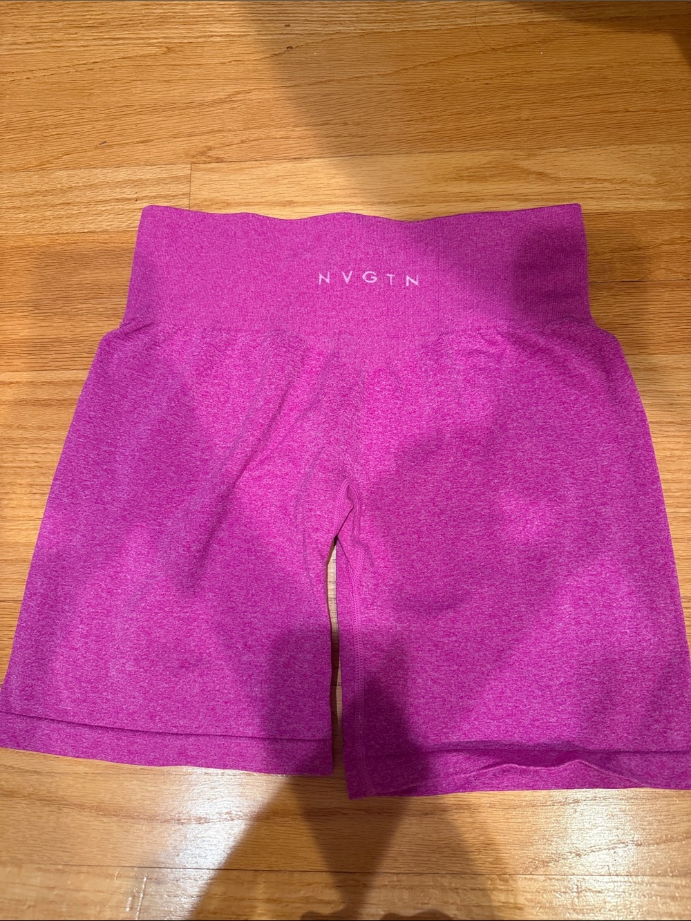 NVGTN Women's High-Waisted Pink Seamless Bike Shorts